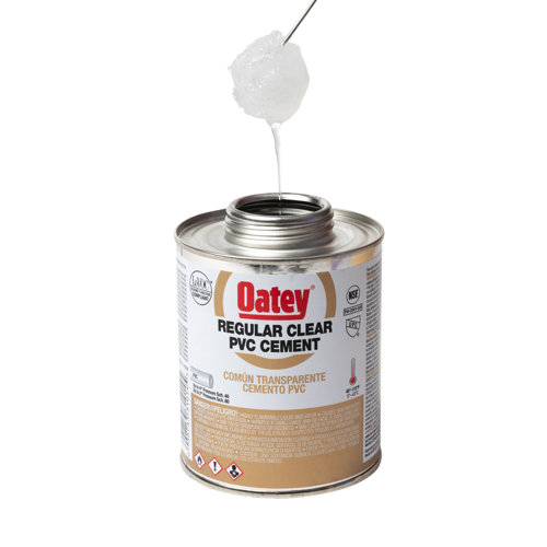 Oatey 8 oz. PVC Pipe Cement and PVC Primer Combo Pack Wayfair
